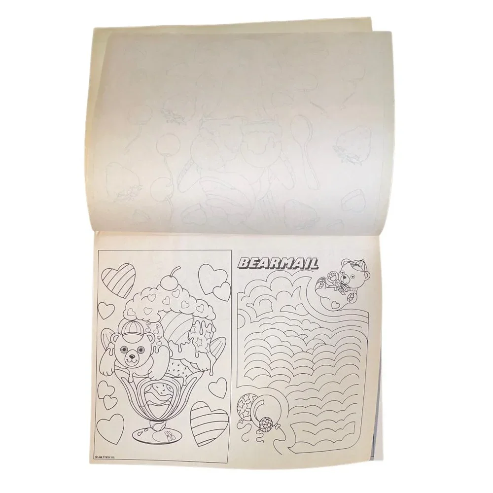 90s Vintage Lisa Frank Activity Tablet Fun Set with Stickers - Picture 10 of 10